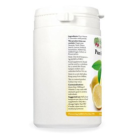 Pure Vitamin C Powder (Ascorbic Acid) 240g - Contributes to Maintain the Normal Function of the Immune System - Healthier Skin and Teeth - Perfect for Tasty Shakes and Smoothies - Vegan, Non-GMO, Gluten Free