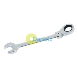 Dapetz ® Flexible Head Ratchet Spanner Metric Wrench 24mm Chrome Vanadium Steel Combination Spanner for DIY Hand Tools Car Bicycle Repair Home Workshop