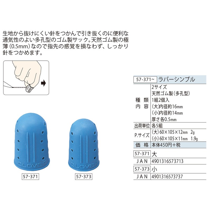 Clover ラバー・シンブル 大