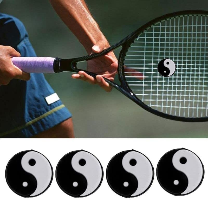 RLECS 6PCS Yin and Yang Tennis Racquet Dampener Vibration Dampener