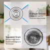 Friho Drop in 15 x 15 Inch Stainless Steel Single