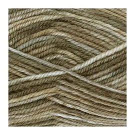 King Cole Fashion Aran Combo Knitting Yarn Acrylic 100g Wool hint of Khaki 2344