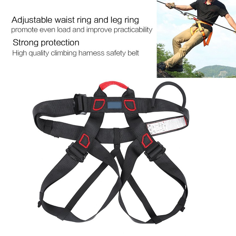 Half Body Safety Belt for Rock Climbing Mountaineering Rappelling Aerial
