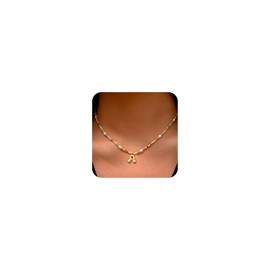 Ritach Initial Necklaces for Women Girls - Letter Necklace Gold Initial A Necklaces for Women Girls Gifts for 5 6 7 8 9 10 11 12 13 14 Year Old Girl Birthday Gifts for Teen Girl Gift Trendy Stuff