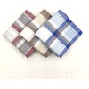 Cozlly 6PCS Cotton Men's Handkerchiefs, Soft Gents Hankies Set, 40