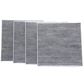 4 Pack of BAIZHIHUA AF26235 Cabin Air Filter Activated Carbon Fits Freightliner Cascadia, Columbia, Century Class,and Coronado Replaces ABP N10G 91559, PA4857, P609422, 24318, CAF24003, PA10181