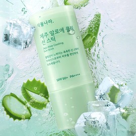 Shingmulnara Jeju Aloe Cooling Sun Stick 19g Refill Set - [SINGLE] Jeju Aloe Cooling Sun Stick