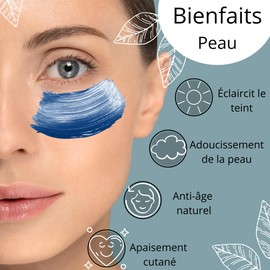 Cosm'Ethics® | Nila-Pulver 100 g | hellt den Teint natürlich auf und verschönert das Haar | Reduziert die Zeichen des Alters und spendet Feuchtigkeit | wiederverschließbarer Beutel