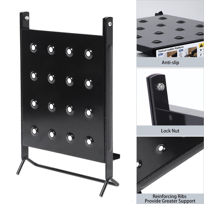 TooCust Ladder Platform Accessories - Anti-Slip Extension Ladder Work Platform
