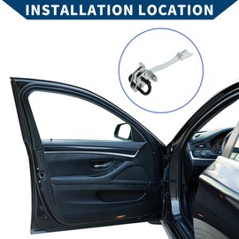 Hihaha No.51799769 Door Check Strap Stopper Limiter for Fiat Grande Punto 199 2007-2012 / Rear Left Right Door Check Bracket Stop/Durable LH RH 1 Pc