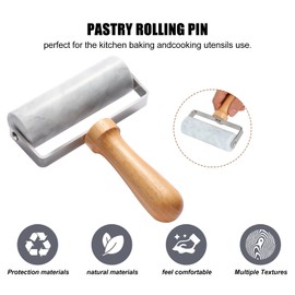 Smooth Surface Marble Rolling Pins for Baking,Dough Roller with T-Type,Pastry Roller Enhance Your Baking Skills,Non-Stick Surface,Versatile and Compact-for Home Bakers and Professional Chefs