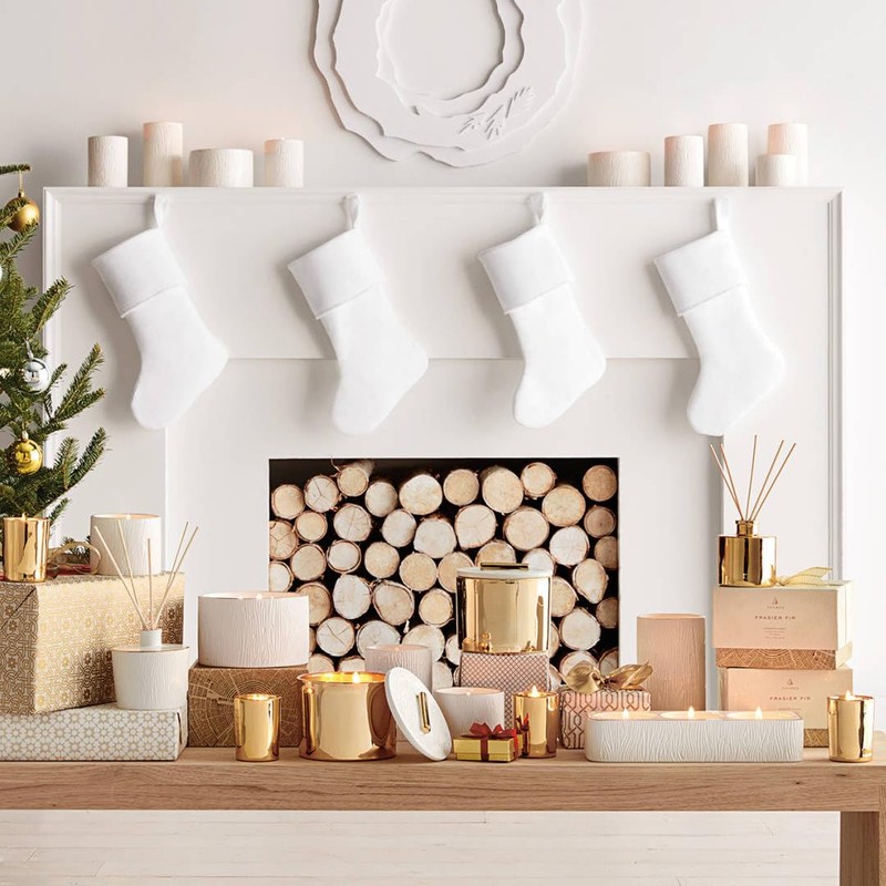 Thymes Frasier Fir Reed Diffuser Set – Includes Reeds, Fragrance