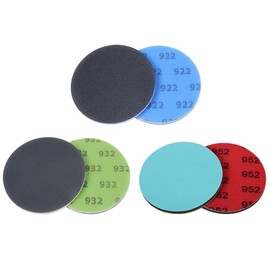 UerGlass Glass Repair Kit Grinding Polishing Sanding Disc Mesh Mesh Sanding Pads Kit for Glass Damage Removal, 5 Inches, 3 Pieces/Pack (4 Inches)