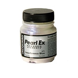 Jacquard JAC-JPX1671 JAC Pearl-EX 14gm Interference Blue Powdered Pigments