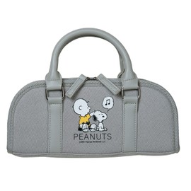 Misasa Snoopy Sewing Set, Kraft Bag, Round Type, Gray NO.8651