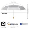 G4Free 42 Inch Travel Umbrella UPF 50+ UV Protection with