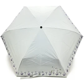Waterfront S350-0812WH1-BG Folding Umbrella, Parasol and Rain Umbrella, Moomin and Flower Garden, Light Blue, 19.7 inches (50 cm), Sun or Rain, UV Protection, 99.9% Ladies,