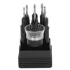 6pcs Countersink Drill Bit Set 82 Degree Chamfer 1/4 Inch