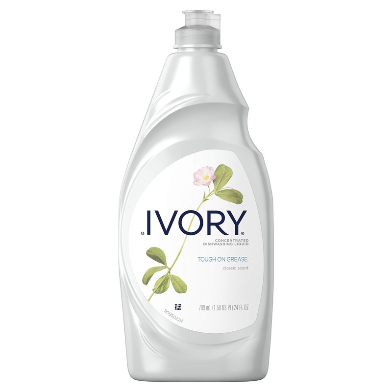 Ivory Dish Soap Original, 709mL/1.5pt/24fl oz, 3 PACK (10 Per