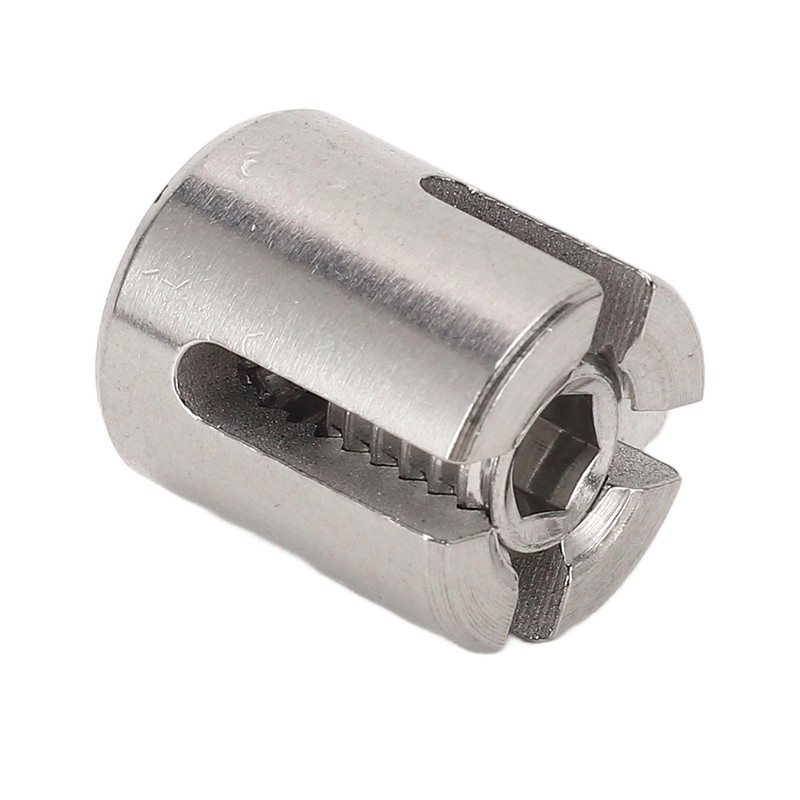 10Pcs Wire Rope Cross Cable Clamps Stainless Steel Wire Rope