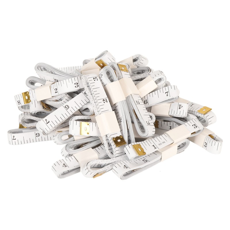50pcs 60 Inch Soft Tape Measure Body Sewing Flexible Ruler