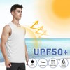 MIER Men's Lightweight UPF 50+ Sleeveless Athletic Tank Tops Moisture