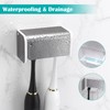 PARKMANI 2 PCS Toothbrush Holders Wall Mounted with Cover, Electric
