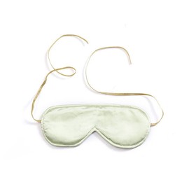 Hudiefly Audrey Style Silk Sleep Eye Mask - Inspired by The Iconic Audrey Hepburn Sleep Costume (Pale Moss)