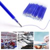 Pack of 100 Blue High Temperature Pen Refills, Heat Erasable
