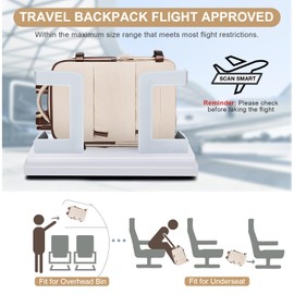 coofay Travel Backpack Carry on Flight Approved Mochila De Viaje Personal Item Travel Bag Backpack for Travel Backpacks for Men Women Carry on Backpack for Airplanes 18x14x8 Inches Travel Bag