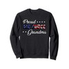 US Flag Bold Proud Air Force Grandma Sweatshirt