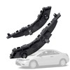 SecosAutoparts Par de soportes de parachoques delantero compatibles con Honda
