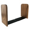 Simple Natural Black Walnut Wood Japanese Style Bookends Bookends for