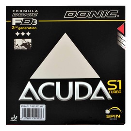 Donic Acuda S1 Turbo Table Tennis Rubber -Red