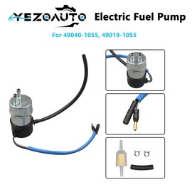 Yezoauto Fuel Pump for Kawasaki Mule 3020 01-03 / Mule 3010 01-08 / Mule 3010 4X4 01-08 / Mule 3000 01-08 / Mule 2510 92-00 / Mule 2500 92-00 / Mule 2520 92-00 / Mule 1000 88-97 49040-1055