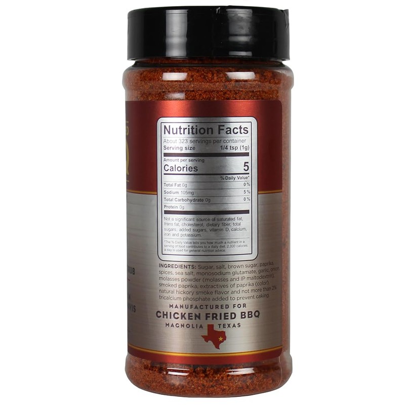 Chicken Fried BBQ Texas Sweet Grind Competition BBQ Rub 11.4