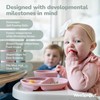 WeeSprout Suction Plates with Lids for Babies & Toddlers -