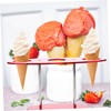 ULTECHNOVO 3pcs Sushi Roll Ice Cream Cone Display Holder Stable