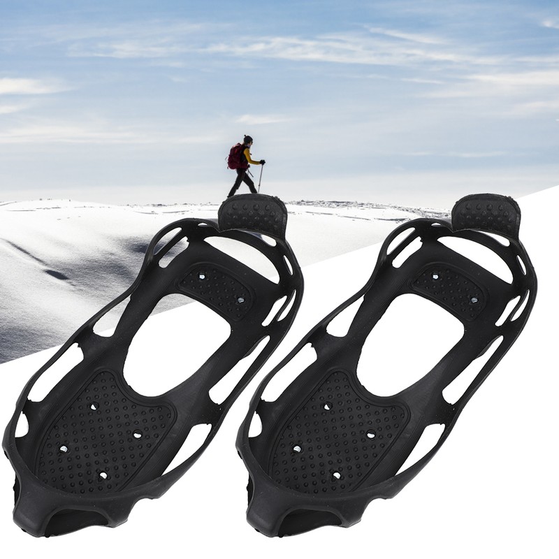 1 Pair Universal 24 Teeth Anti Slip Ice Cleat Shoe