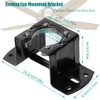 Ceiling Fan Mounting Bracket,AICWIOO Carbon Steel Sloped Cathedral Ceiling Canopy