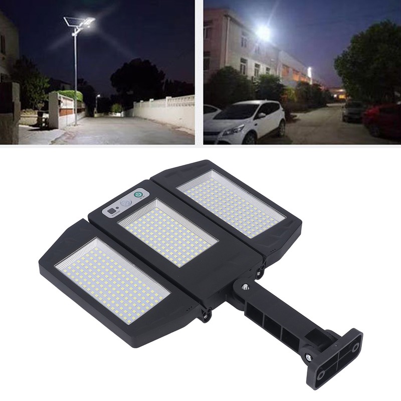 Solar Light Remote Control IP64 Waterproof Wide Coverage White Lighting