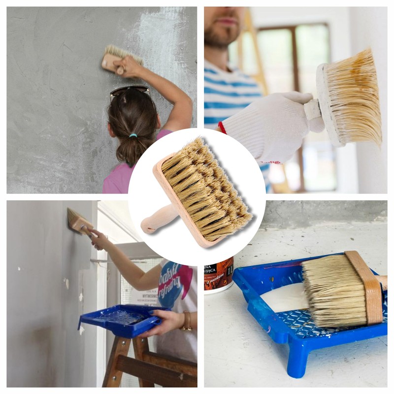 ToolSpace 2 x Surface Brush 140 mm, Ceiling Brush, Wallpaper