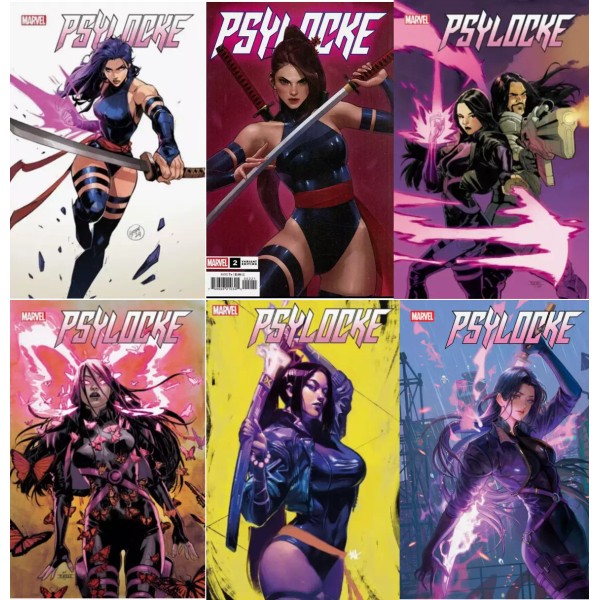 All Psylocke v2 Comics 1-6 (Read Desc) Includes PSYLOCKE 1
