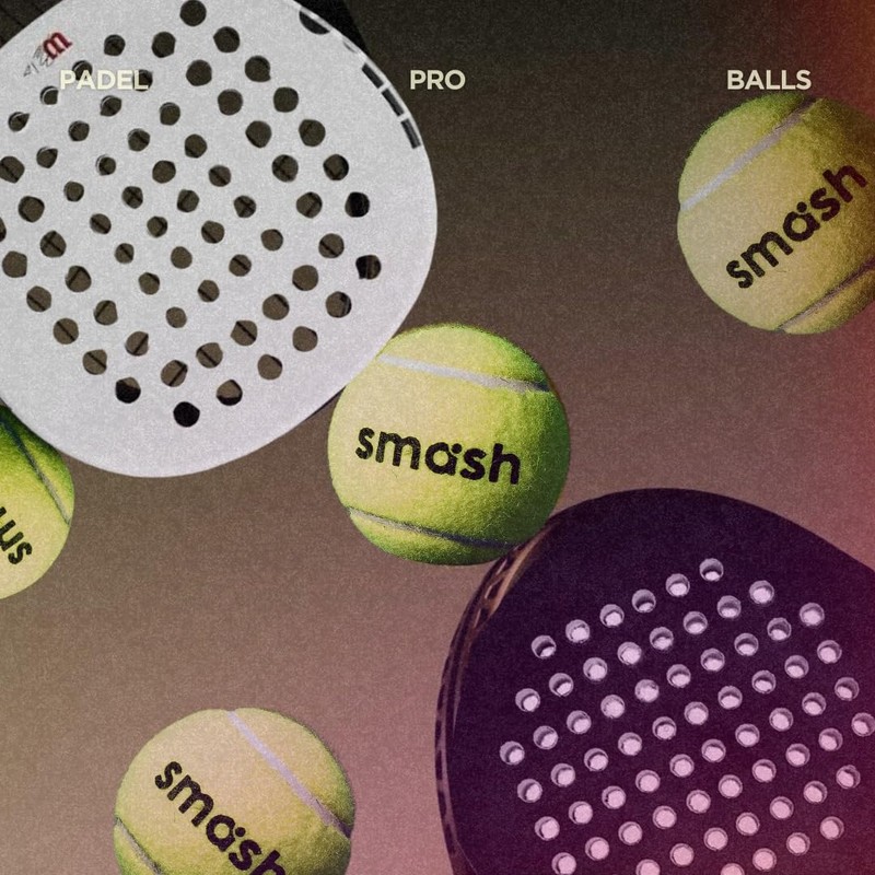 Pelotas Padel Pro Smash Pack 3 Alta Competencia Rebote Constante