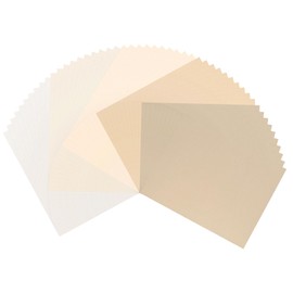 Vaessen Creative Cartoncino Kraft Marrone 200 g - Carta Kraft Liscia A4 – 50 Fogli Cardstock per Scrapbooking, Journaling, Biglietti Fatti a Mano e Altri Progetti Creativi