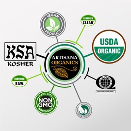 Artisana Organics Raw Almond Butter, 9oz | No Sugar Added, No Palm Oil, Vegan, Paleo, and Keto Friendly