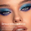 Wugbc Glitter Eyeshadow Stick Metallic Chrome Finish, Shimmer Cream Eye