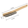 MAXMAN Wire Brush, Heavy Duty Stainless Steel Wire Brushes for