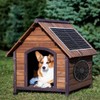 SUNYIMA Solar Fan, 20W Weatherproof Solar Powered Fan with DC