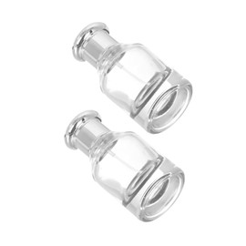 PACKOVE 2Pcs Refillable Glass Perfume Bottles Thick Mist Spray Containers with Reliable Tightness for Fragrance Storage Craftsmanship for Everyday Use